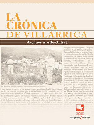 cover image of La Crónica de Villarrica